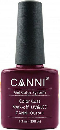 Canni Classic Ημιμόνιμο Βερνίκι Νυχιών 258 Deep Marsala 7.3ml