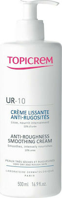 Topicrem UR-10 Anti-Roughness Smoothing Cream Feuchtigkeitsspendende Creme Körper mit Harnstoff für trockene Haut 500ml