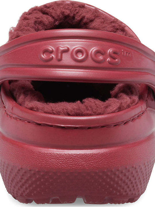 Classic Lined Clog Anatomisch Kinderhausschuhe Rote