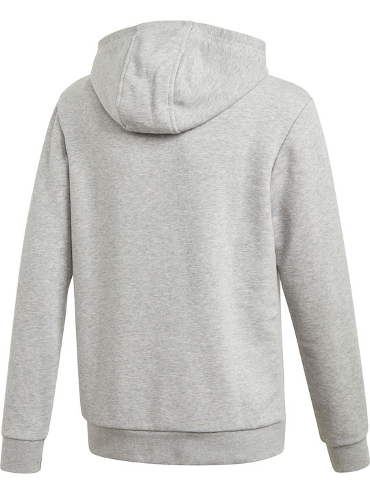 Adidas Kinder Sweatshirt mit Kapuze und Taschen Gray Trefoil
