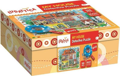 Kids Puzzle Baby Detective for 8++ Years 108pcs Ludattica