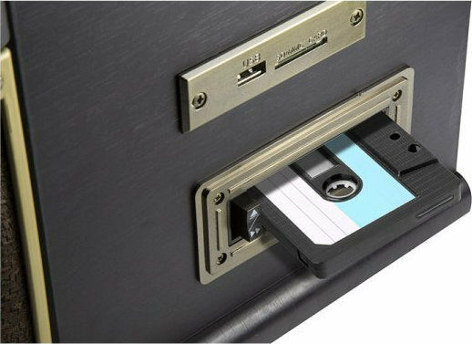 Technaxx TX-103 Nostalgia 4755 Πικάπ με Belt Drive, Προενίσχυση και Ενσωματωμένα Ηχεία Καφέ