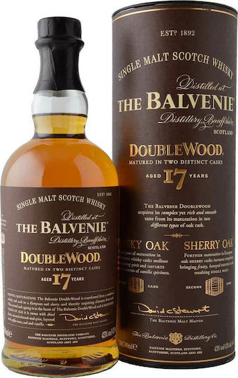 DoubleWood Old Single Malt Whisky 17 Years Scotland in a Box 43% 700ml
