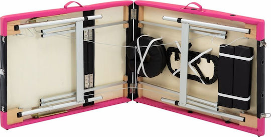 vidaXL Tragbares Zusammenklappbares Physiotherapie-Bett aus Aluminium 191x70cm 3 Positionen