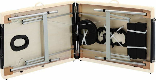 vidaXL Aluminum Portable/Folding Massage and Physiotherapy Bed 191x70cm 2 Positions