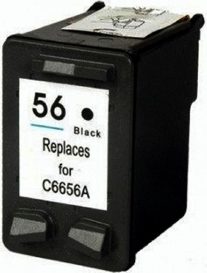 Inkjet Printer Compatible Ink HP 56 520 Pages 48ml Black