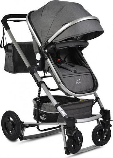 Moni Gigi 3 in 1 Baby Stroller Suitable for Newborn Dark Grey