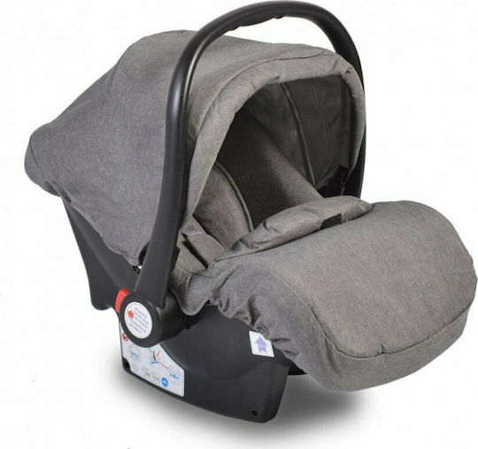 Gigi Adjustable 3 in 1 Baby Stroller Suitable for Newborn Dark Grey