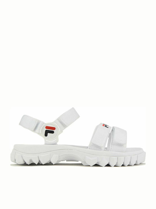 Yak Γυναικεία Σανδάλια Sporty Λευκά