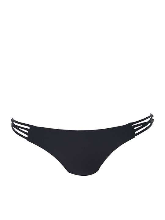 Simply Solid Tiny Bikini Slip Μαύρο