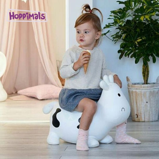 Hoppimals Χοπ Χοπ Αγελάδα Αγελαδίτσα για 1+ Ετών Λευκό 50εκ.
