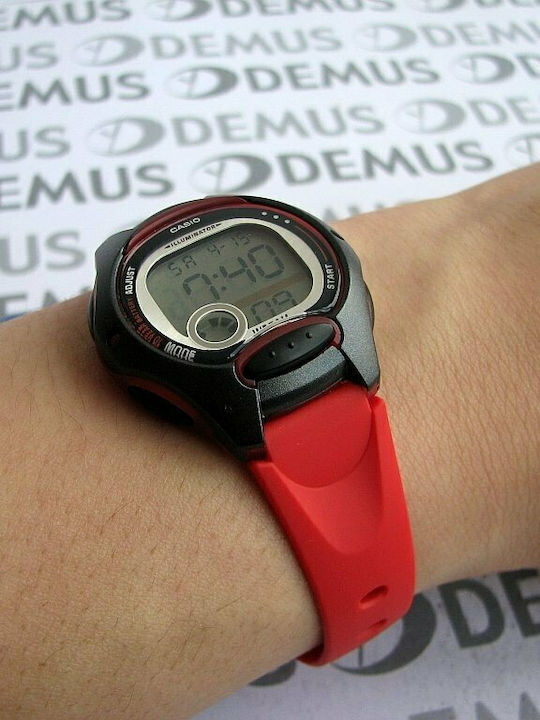 Casio Ρολόι Αυτόματο με Καουτσούκ Λουράκι