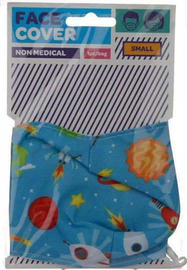 Puckator Reusable Face Covering Small 4-12 Ετών Space 1τμχ