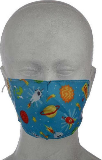 Puckator Reusable Face Covering Small 4-12 Years Protective Mask Fabric Kids MASK04S 1pcs