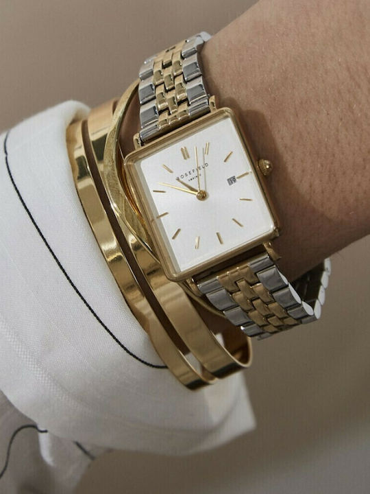 Rosefield The Boxy Watch with Battery Mechanism