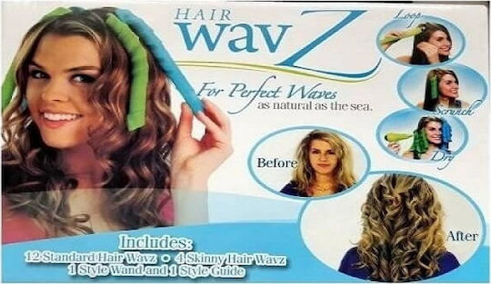 Hair Wavz Extra Lange Mehrfarbige Haarwickler 16 Stück