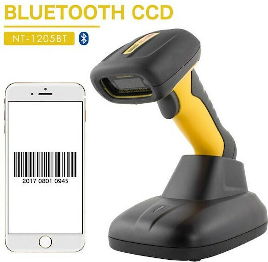 Netum NT-1205BT Handheld Scanner Wireless with 1D Barcode Reading Capability