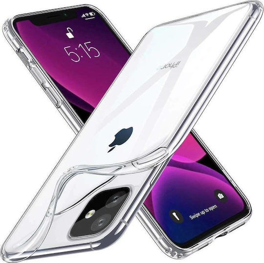 2mm Umschlag Rückseite Silikon 2mm Transparent (iPhone 12 mini)
