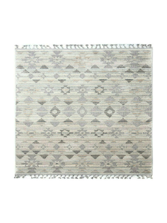 Royal Carpet Victoria 8523A Rug Rectangular with Fringes Beige