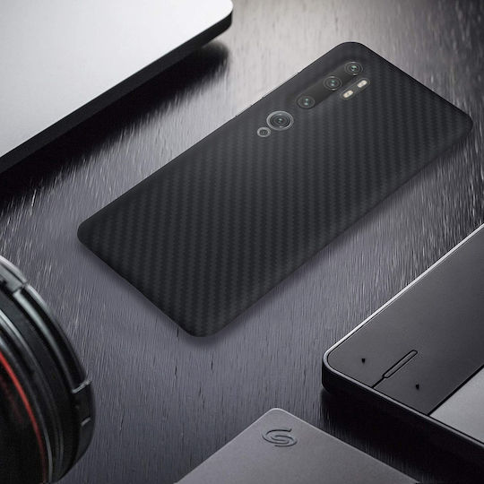 Kalibri Aramid Fiber Задна корица Aramid Fiber Черен (Xiaomi Mi Note 10 / Mi Note 10 Pro)
