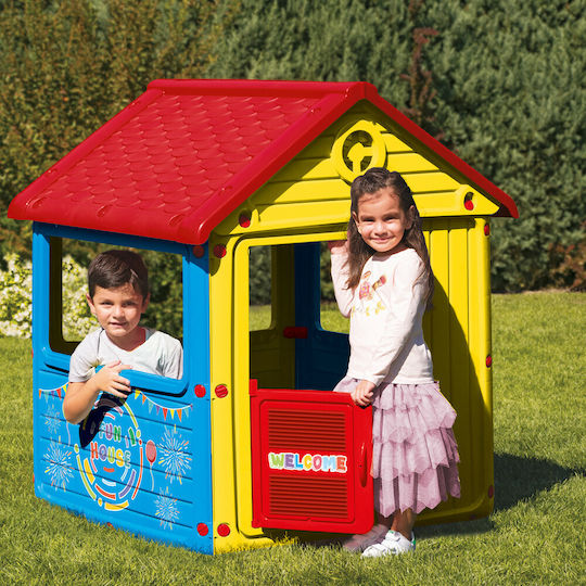 Dolu Plastic Kids Playhouse Multicolour My First Cubby 104x100x125cm