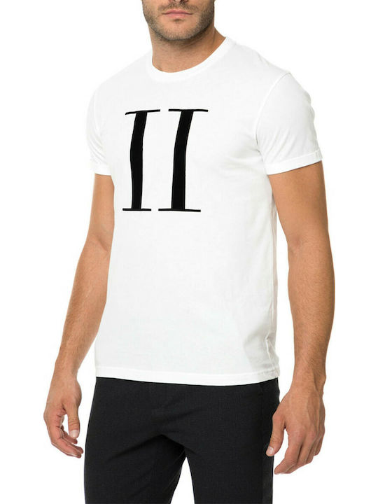 Les Deux Herren T-Shirt Kurzarm White / Black