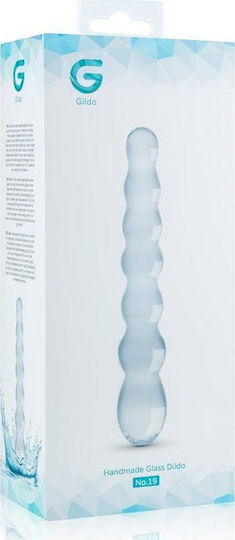 Gildo Glass Dildo No. 19 Γυάλινο Dildo Transparent 20cm
