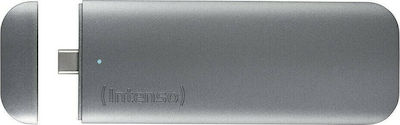 Intenso External Business USB 3.1 / USB-C Εξωτερικός SSD 250GB 1.8" Ασημί