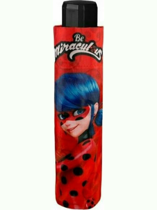 Perletti Детска чадър Сгъваеми Miraculous Ladybug Червен