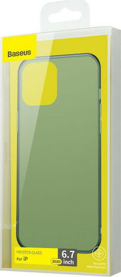Baseus Ultra Thin Lightweight Wing Задна корица Силикон 0.4мм Зелен (iPhone 12 Pro Max)