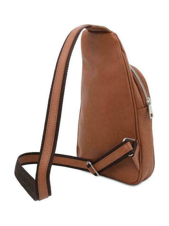 Tuscany Leather Albert Leder Herrentasche Sling Braun