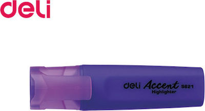 Deli Accent Textmarker 5mm Lila