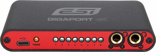 ESI Gigaport EX J08ES00045 Εξωτερική Επαγγελματική Κάρτα Ήχου με Σύνδεση USB