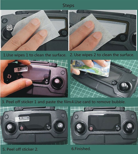 DJI Remote Control and Camera Protective Film Gehärtetes Glas für DJI Mavic Pro 1Stück