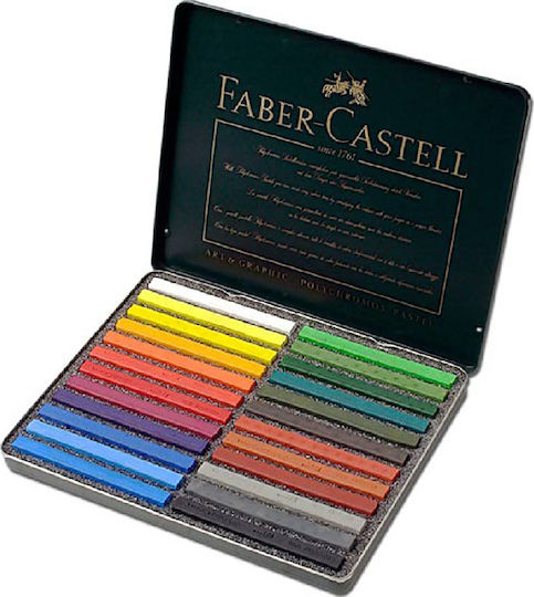 Faber-Castell Polychromos Σετ Κηρομπογιές Σετ σε Κασετίνα 24τμχ