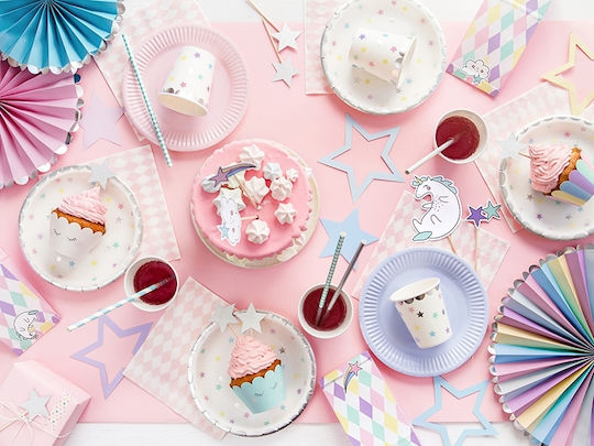 PartyDeco Plate for Party 6pcs