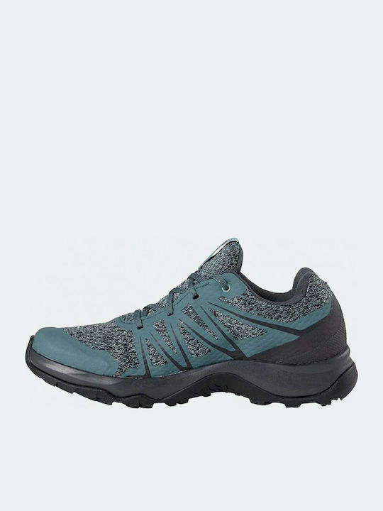 Salomon SMU Hiking & Multifunc Warra GTX Damen Wanderschuhe Wasserdicht mit Gore-Tex Membran Blau