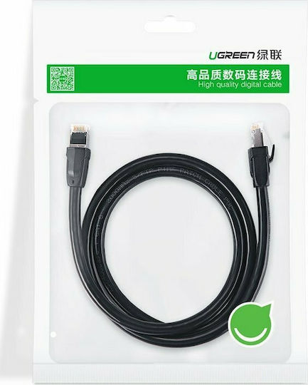 Ugreen U/UTP Cat.8 Ethernet Network Cable 2m Black 8pcs