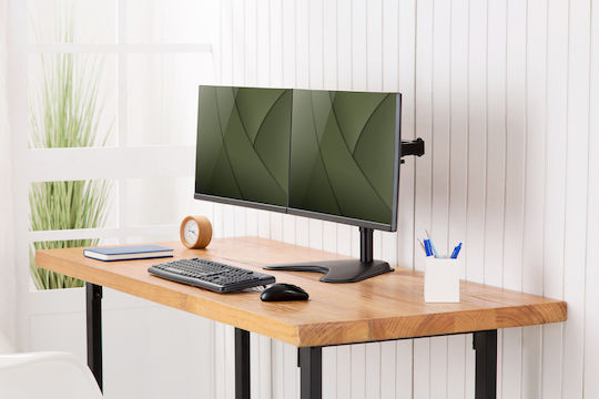 Digitus Stand Desk Mounted for 2 Monitors up to 32" with Arm (DA-90401)