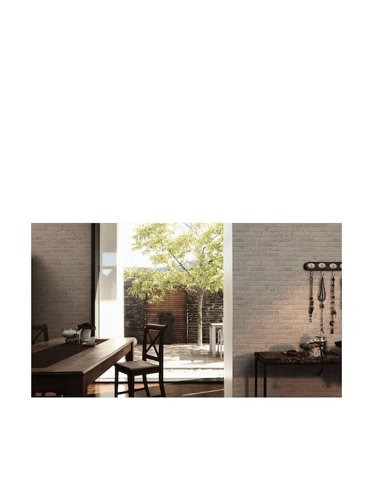 Ταπετσαρία Τοίχου Wood Stone Βινυλίου Grey 1000x53cm Πλενόμενη