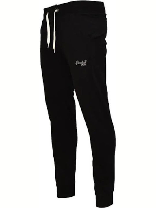 Sweatpants with Elastic Black