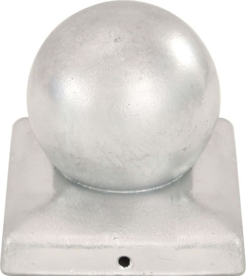 vidaXL Garden Flooring Supplies Metal Cap 10.1x10.1cm 6 Pieces