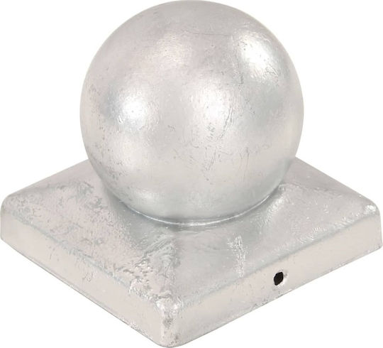 vidaXL Garden Flooring Supplies Metal Cap 10.1x10.1cm 6 Pieces