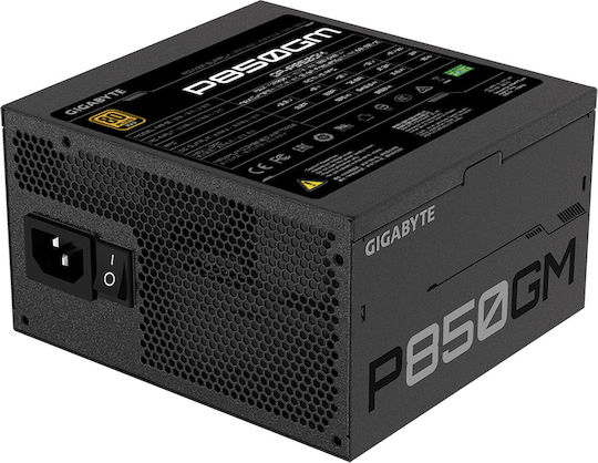 Gigabyte P850GM 850W Black Computer Power Supply Full Modular 80 Plus Gold