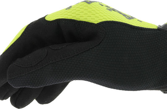 Mechanix Wear The Original Γάντια Εργασίας Κίτρινα Βαμβακερά/Συνθετικού Δέρματος Hi-Viz