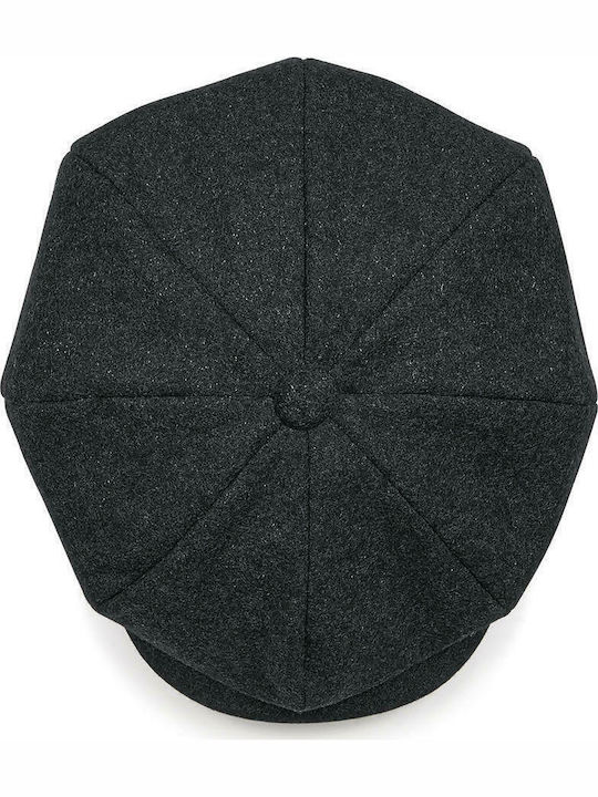Beechfield Melton Herren-Schiebermütze Charcoal Marl
