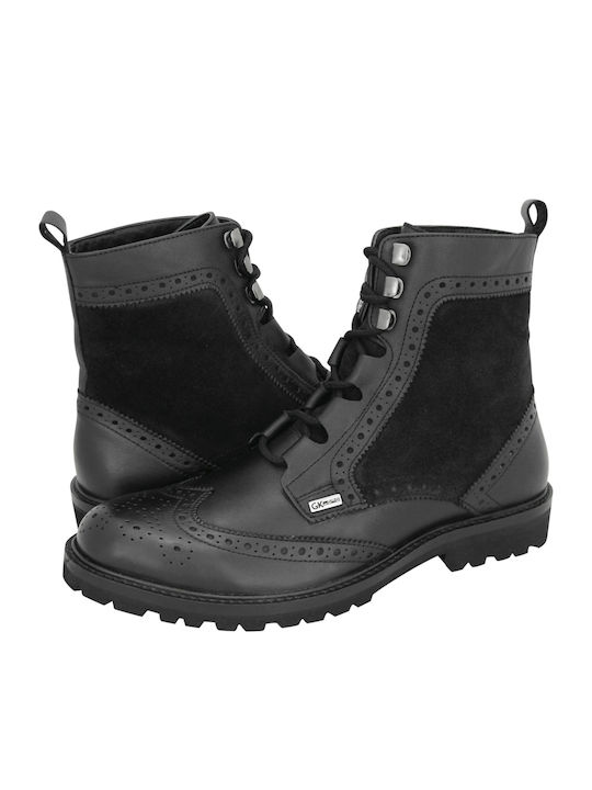 Lontras Leder Schwarz Herrenstiefel