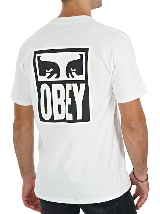 Obey Eyes Icon 2 Tricou pentru bărbați cu mâneci scurte Alb