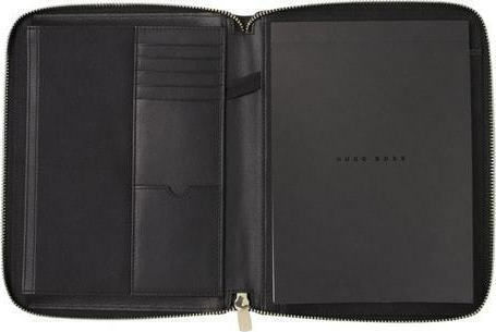 Boss Clipboard Bifold Conference for Paper A5 Black Essential 1pcs