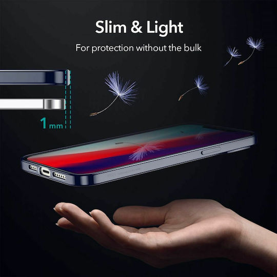 ESR Halo Задна корица Силикон 0.75мм Черен (iPhone 12 / 12 Pro)